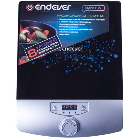 Плита индукционная электрическая Endever Skyline IP-27 УУУУ08916 - фото 12303