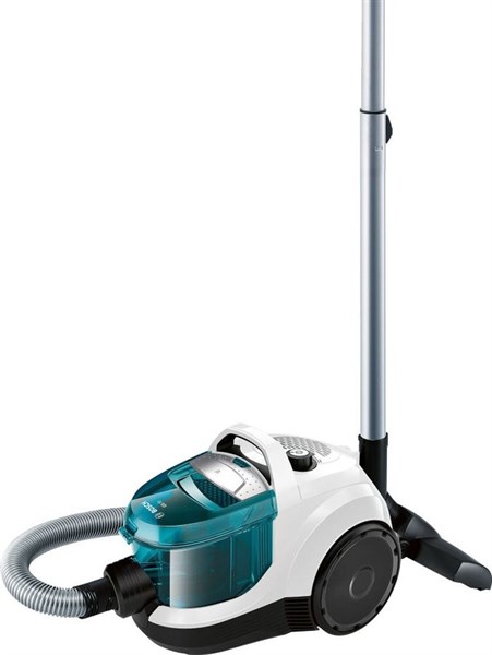 Пылесос BOSCH BGS1U1802 1800Вт белый/бирюзовый УУУУ08962 - фото 12315