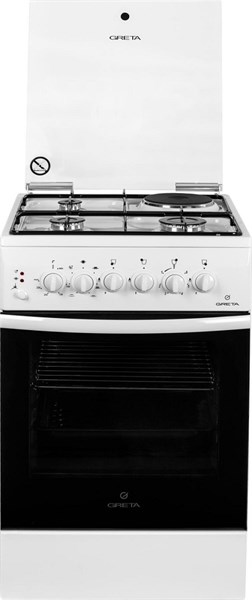 Газоэлектрическая плита GRETA  №9 GE 5002 MG 38W УУУУ08554 - фото 12898