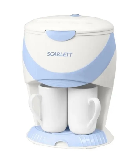 Кофеварка Scarlett SC-1032, 450Вт 2*125мл 7042