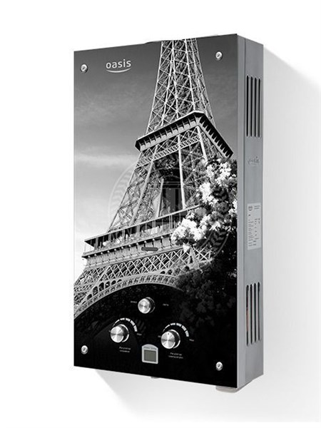 Газовая колонка Оазис Glass 20 EG (Эйфелева башня) TT006040 - фото 5573