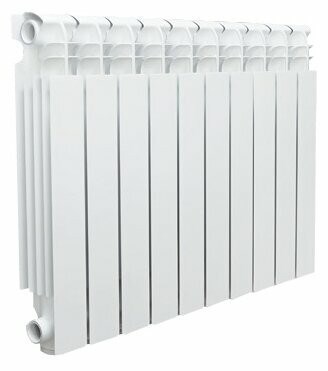 Радиатор алюминиевый AQUAPROM AL 500/80/12 секций. A21 (синий квадрат) TT008389 - фото 9161