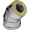Сэндвич-колено 135° (430/0,5мм + оц.) Ф115х200 TT009808 - фото 10842